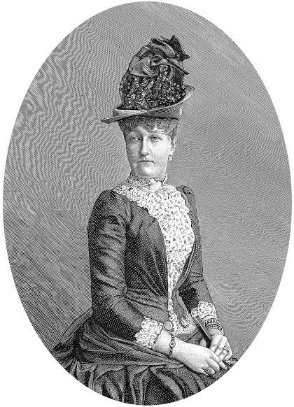 Un portrait de l'archiduchesse Stéphanie dans le Journal illustré