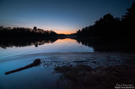 #Odet marée haute, fin de nuit, aube à #Gouesnach #Bretagne #Finistère