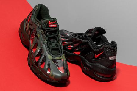 Les Supreme x Nike Air Max 96 se dévoilent en détail