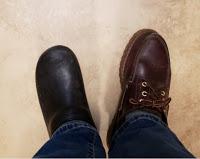 Prendre ses chaussures quand on est pressée