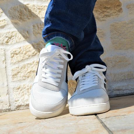 Sneakers FAGUO en cuir et polyester recyclé : Test et Avis Photo Test et avis sneakers FAGUO 110€