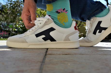 Sneakers FAGUO en cuir et polyester recyclé : Test et Avis test et avis basket FAGUO HAZEL