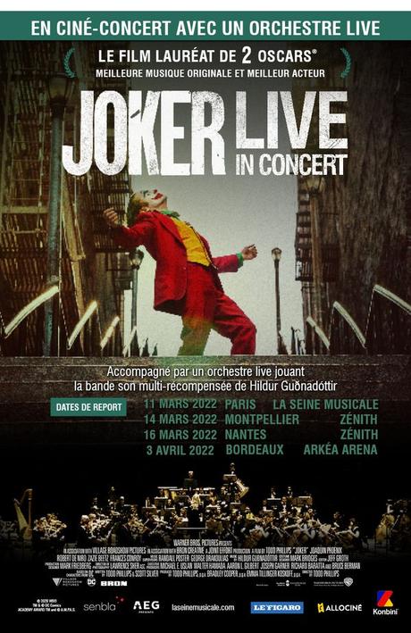 #CONCERT #CINEMA - Joker en Ciné-concert // la tournée 2022