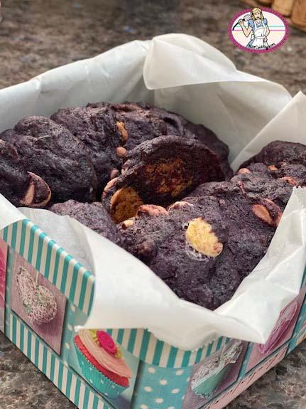 Cookies moelleux myrtilles et chocolat blanc Cookies moelleux myrtilles et chocolat blanc