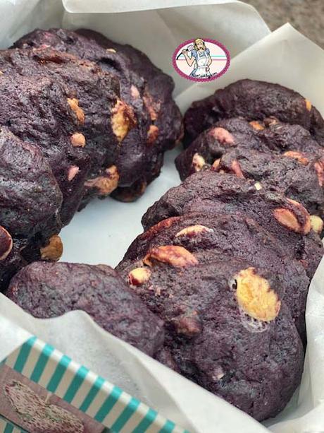 Cookies moelleux myrtilles et chocolat blanc Cookies moelleux myrtilles et chocolat blanc