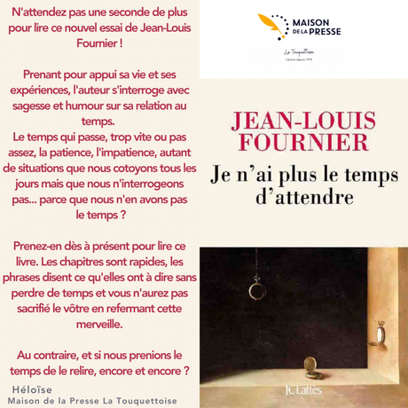 Je n’ai plus le temps d’attendre