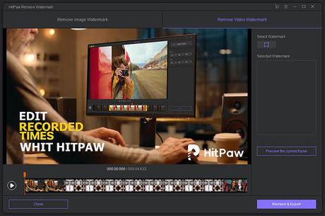 HitPaw Watermark Remover : supprimer les filigranes des images & vidéos