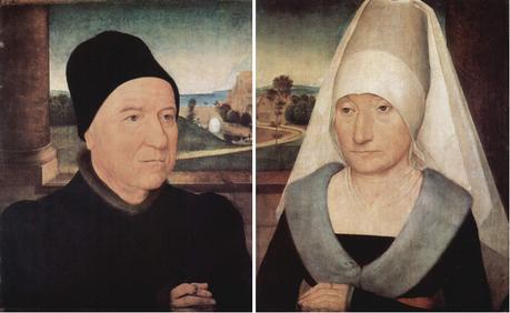 Hans_Memling_1470-72 Portrait_of_two_older gemaldegalerie Berlin et Louvre