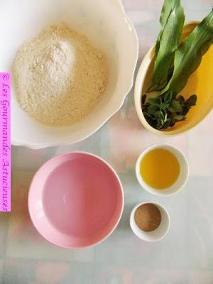 Crackers à l'ail des ours et à l'origan (Vegan)