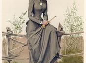 1884 Constantin Grimm caricaturait l'impératrice Elisabeth pour Vanity Fair.