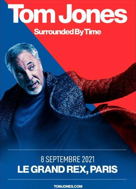 TOM JONES en Concert, Le Grand Rex Paris, le 8 Septembre 2021