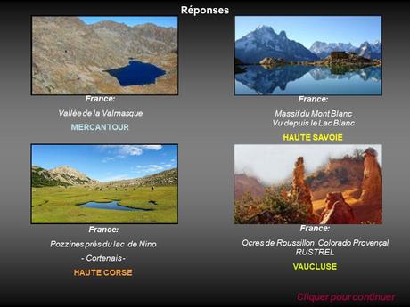 La France ? Dans quel pays se trouvent ces beaux endroits ....