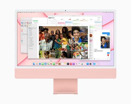 Le tout nouvel iMac est doté d’un superbe design décliné dans une  gamme de couleurs éclatantes, de la puce M1 révolutionnaire, ainsi que d’un écran Retina 4.5K