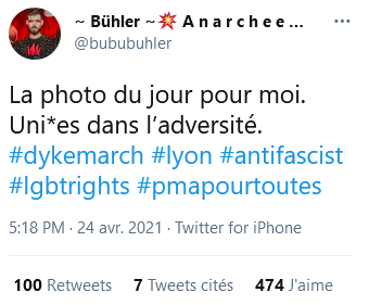 Fierté lesbienne Lyon : lâcheté de l’extrême-droite et complaisance de la Police #LGBTQIA Fierté lesbienne Lyon : lâcheté de l’extrême-droite et complaisance de la Police #LGBTQIA