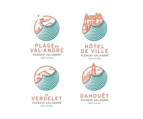 Nouvelle identité graphique pour Pléneuf-Val-André Nouvelle identité graphique pour Pléneuf-Val-André