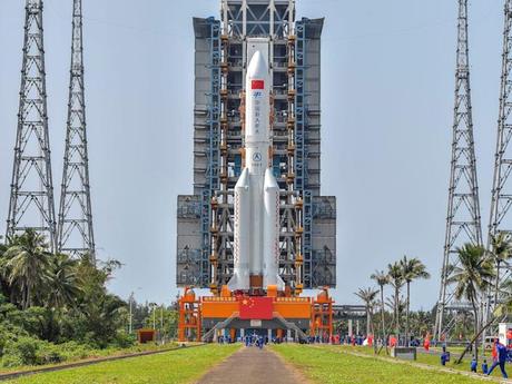 La station spatiale chinoise lance la fusée Longue Marche-5B Y2