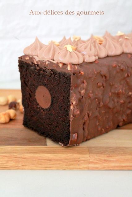Cake de voyage insert chocolat