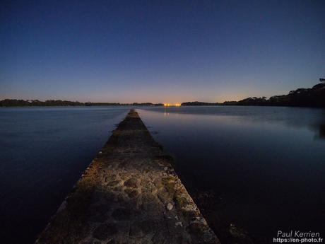 fin de nuit au bord de la Rivière de #PontLAbbé #Bretagne #Finistère