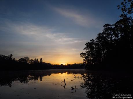 fin de nuit au bord de la Rivière de #PontLAbbé #Bretagne #Finistère