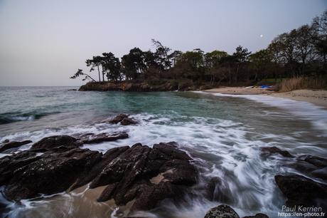 fin de nuit au bord de la Rivière de #PontLAbbé #Bretagne #Finistère