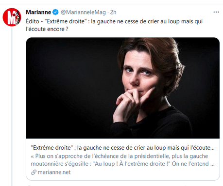 Où @MarianneleMag soutient la peste brune #Ornellas