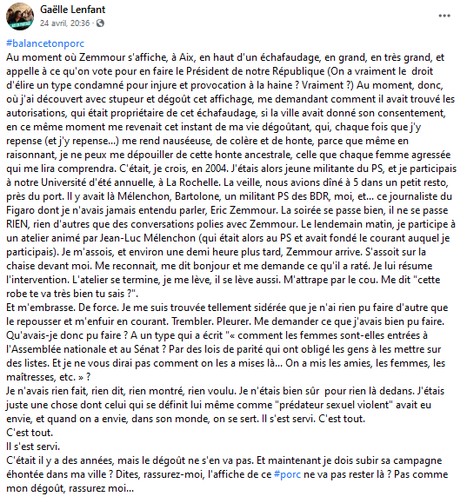 #balancetonporc : le machisme chez  Zemmour fait système #sexisme