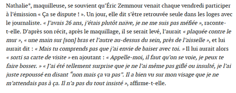 #balancetonporc : le machisme chez  Zemmour fait système #sexisme