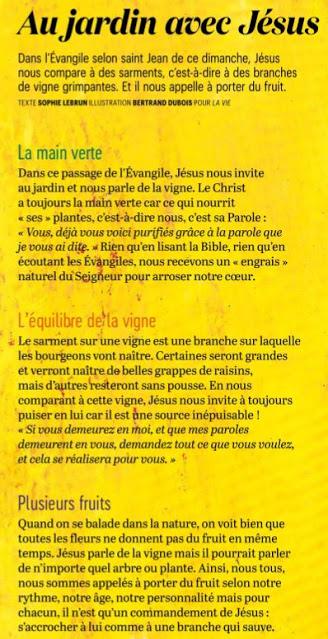 Portons des futurs fruits...