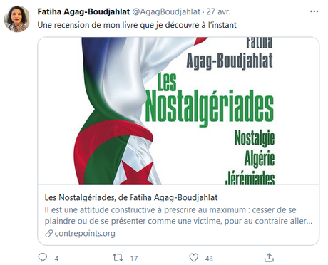 Fatiha Agag-Boudjahlat, ou la haine républicaniste incarnée par ses trolls