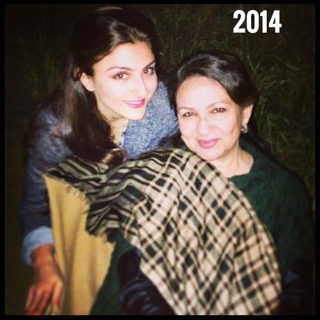 Sharmila Tagore et Soha Ali Khan