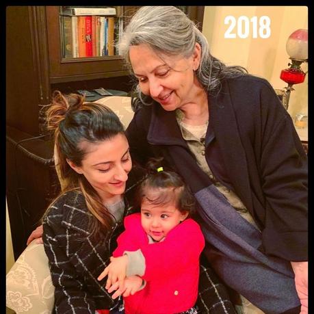 Sharmila Tagore, Soha Ali Khan et Inaaya Naumi Kemmu