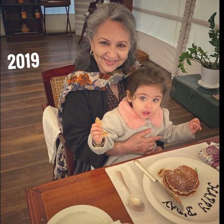 Sharmila Tagore et Inaaya Naumi Kemmu