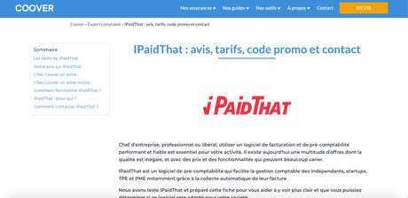 Coover parle d’iPaidThat