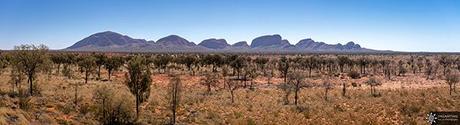 Les Kata Tjuta : un massif rocheux non loin d'Ayers Rock (Uluru)