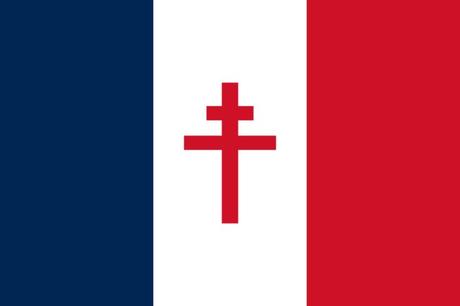 Croix de Lorraine - Drapeau de la France libre (1940-1944)