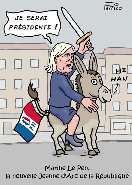 Marine Le Pen, la nouvelle Jeanne d'Arc de la République