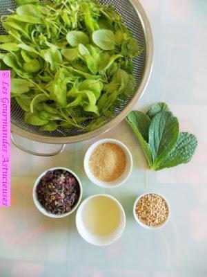 Salade marine à l'arroche blonde (Vegan)