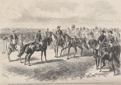 L'empereur d'Autriche à Paris — François-Joseph passe les troupes en revue à Longchamps