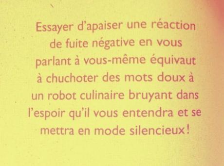 Essayer d’apaiser une réaction