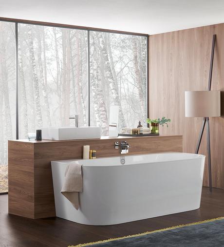 10 conseils pour une salle de bains zen salle de bains zen baignoire ilot bois