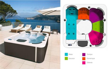 10 conseils pour une salle de bains zen bain remous chaud kiné extérieur jacuzzi massage position