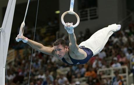 Portrait de Pierre-Yves Bény, gymnaste du SM Orléans Portrait de Pierre-Yves Bény, gymnaste du SM Orléans