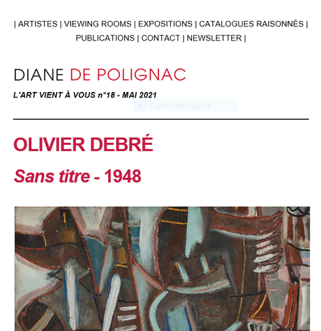 Galerie Diane de Polignac  » L’Art vient à vous  » Mai 2021