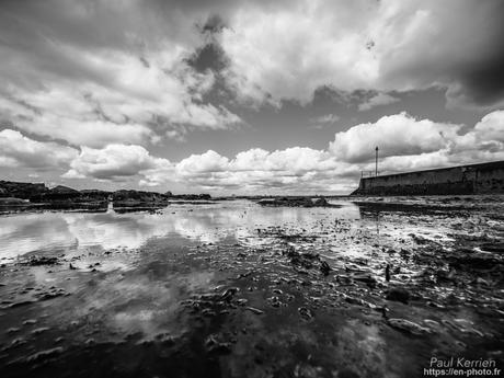 #reflet sur l'estran à marée basse à #Fouesnant #Bretagne #Finistère