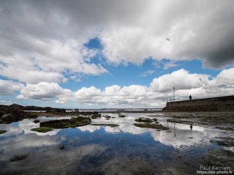 #reflet sur l'estran à marée basse à #Fouesnant #Bretagne #Finistère