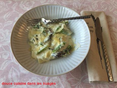 Lasagnes aux asperges vertes et ricotta de bufflonne Lasagnes aux asperges vertes et ricotta de bufflonne