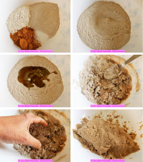 Biscuits sans gluten et Vegan au chocolat et au sarrasin Biscuits sans gluten et Vegan au chocolat et au sarrasin