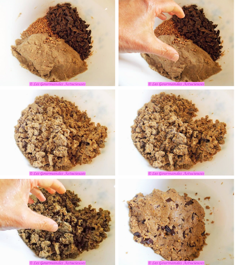 Biscuits sans gluten et Vegan au chocolat et au sarrasin Biscuits sans gluten et Vegan au chocolat et au sarrasin