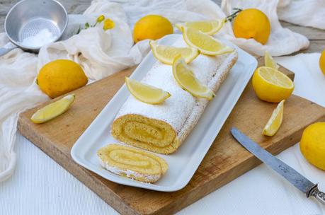 Gâteau roulé au citron