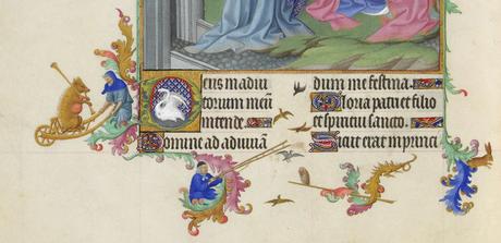 Les_Tres_Riches_Heures_du_duc_de_Berry Musee Conde Chantilly MS 65 fol 38v Limbourg 1411-16 bordure inferieure